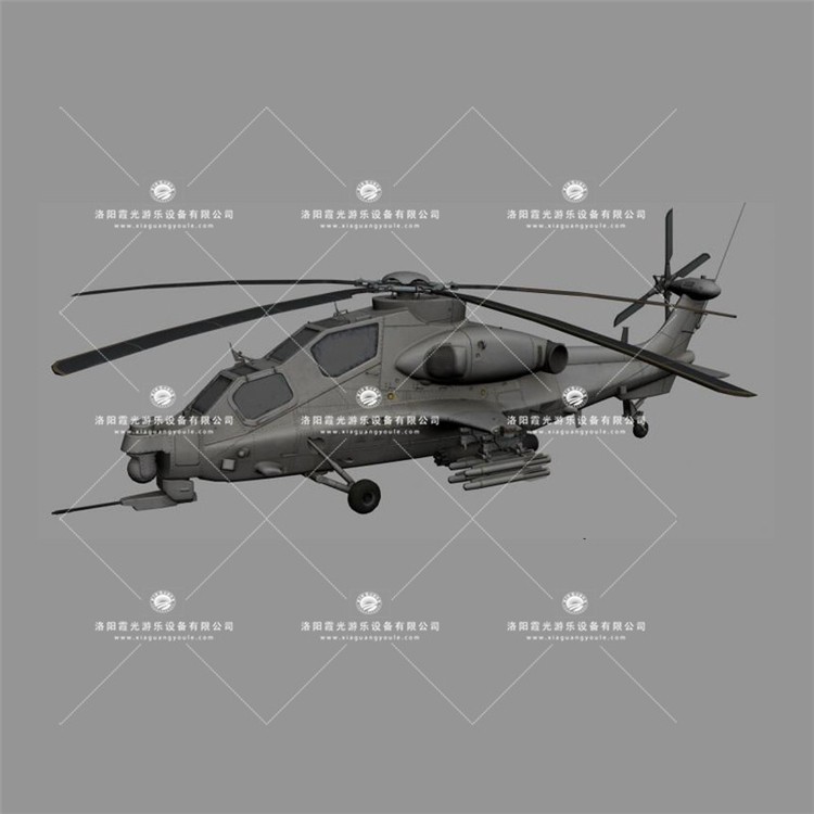叶城武装直升机3D模型